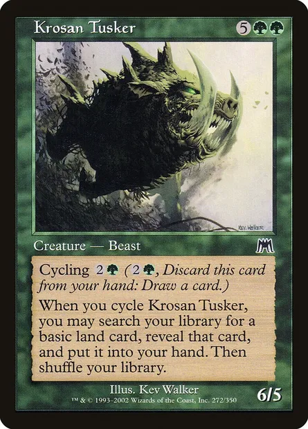Krosan Tusker, Magic card ONS 272 — Onslaught set