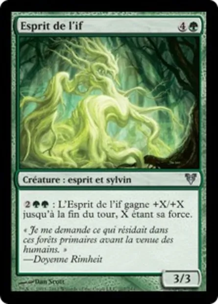 Esprit de l'if, carte Magic AVR 207 — extension Avacyn ressuscitée