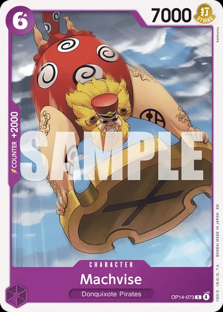 Machvise, One Piece card OP14-073 — THE AZURE SEA’S SEVEN set