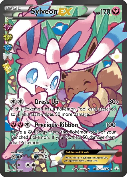 Sylveon EX, Pokémon card GEN RC32 — Generations set