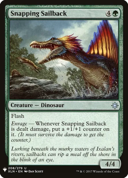 Snapping Sailback, Magic card PLST XLN-208 — The List set