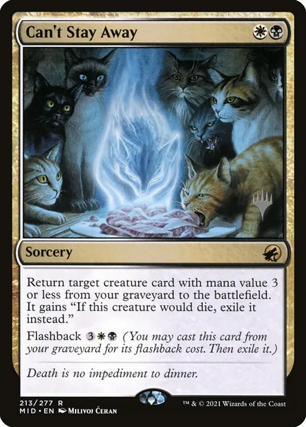 Irrésistible, carte Magic PMID 213p — extension Innistrad: Midnight Hunt Promos
