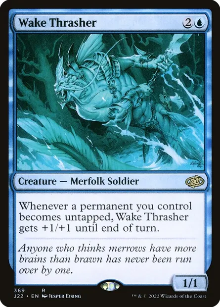 Wake Thrasher, Magic card J22 369 — Jumpstart 2022 set