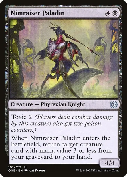 Nimraiser Paladin, Magic card ONE 101 — Phyrexia: All Will Be One set