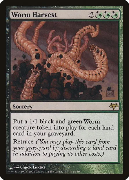 Worm Harvest, Magic card EVE 131 — Eventide set