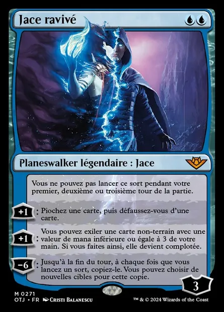 Jace ravivé, carte Magic OTJ 271 — extension Outlaws of Thunder Junction
