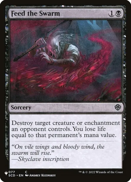 Feed the Swarm, Magic card PLST SCD-77 — The List set