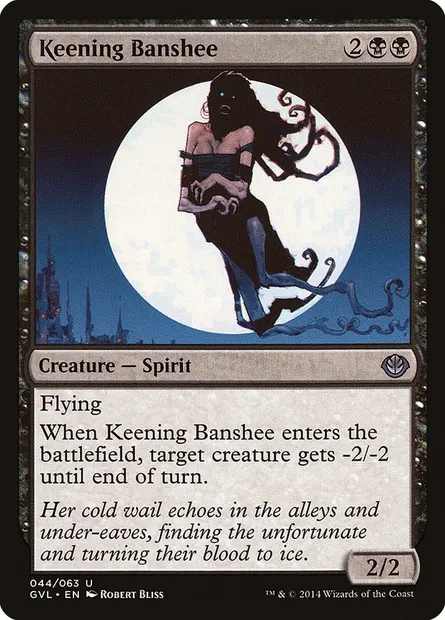 Keening Banshee, Magic card GVL 44 — Duel Decks Anthology: Garruk vs. Liliana set