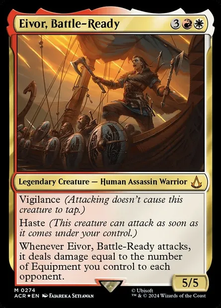Eivor, Battle-Ready, Magic card ACR 274 — Assassin's Creed set