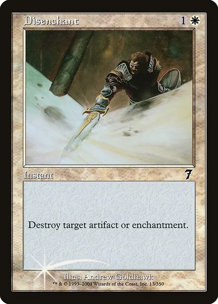 Disenchant, Magic card 7ED 13★ — Seventh Edition set