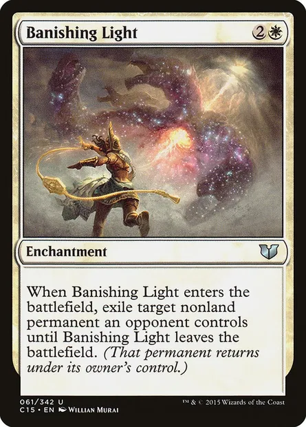 Banishing Light, Magic card C15 61 — Commander 2015 set