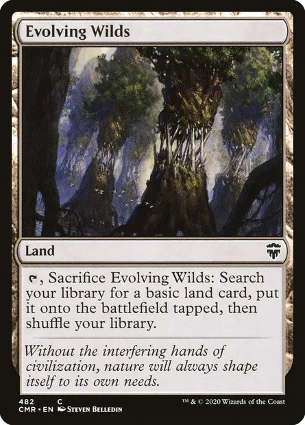Evolving Wilds, Magic card CMR 482 — Commander Legends set