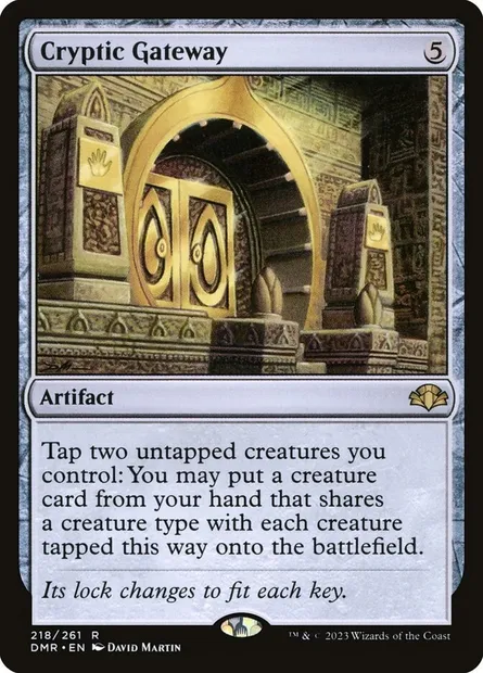 Cryptic Gateway, Magic card DMR 218 — Dominaria Remastered set