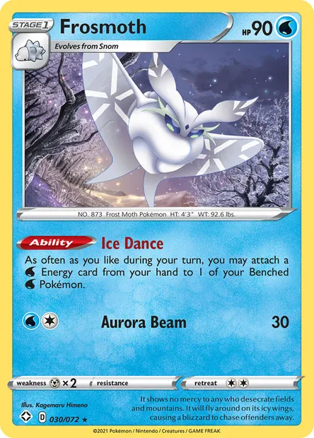 Frosmoth, Pokémon card SHF 30 — Shining Fates set