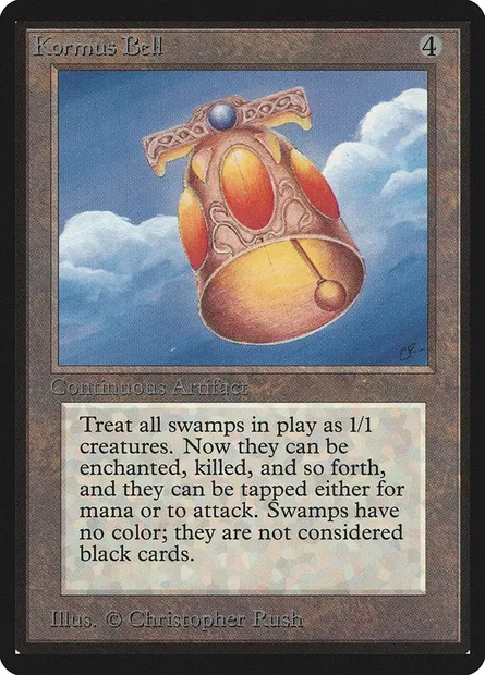 Kormus Bell, Magic card LEB 257 — Limited Edition Beta set