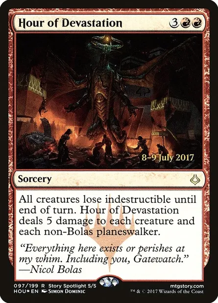 Hour of Devastation, Magic card PHOU 97s — Hour of Devastation Promos set