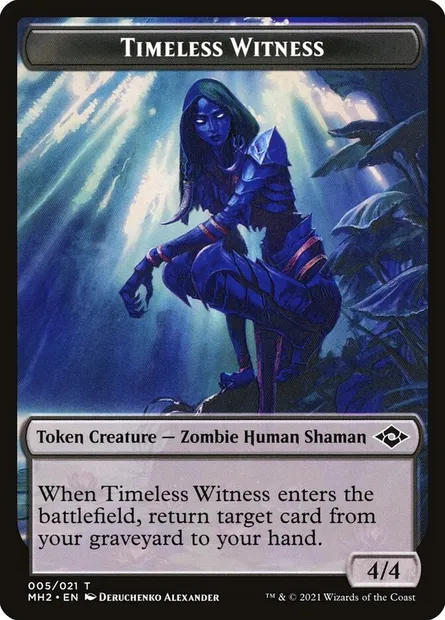 Témoin intemporel, carte Magic TMH2 5 — extension Modern Horizons 2 Tokens