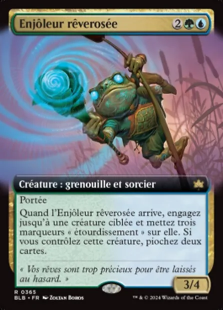 Enjôleur rêverosée, carte Magic BLB 365 — extension Bloomburrow