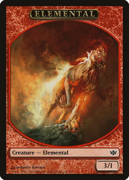 Elemental, Magic card TCON 2 — Conflux Tokens set