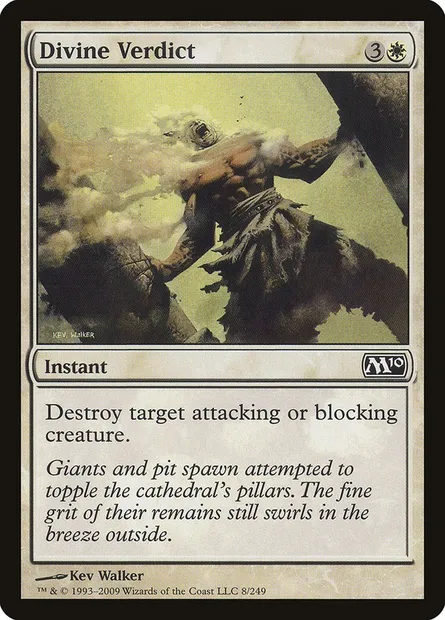 Divine Verdict, Magic card M10 8 — Magic 2010 set