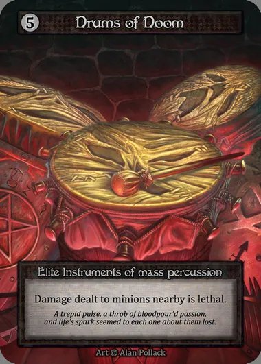 Drums of Doom, Sorcery card ALP 305 — Alpha set