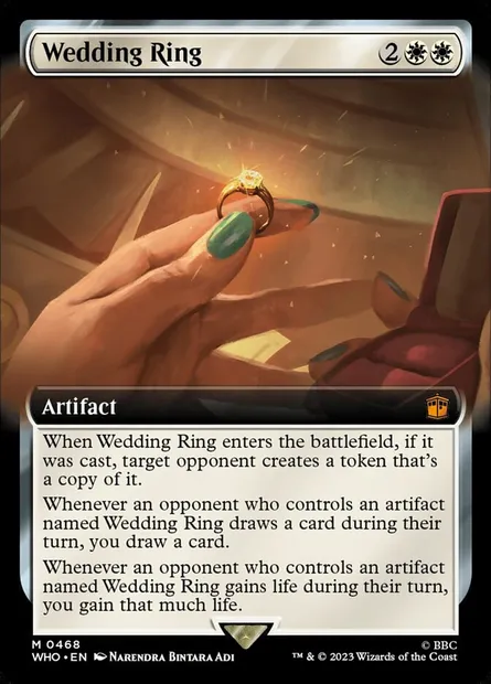 Wedding Ring, Magic card WHO 468 — Doctor Who set
