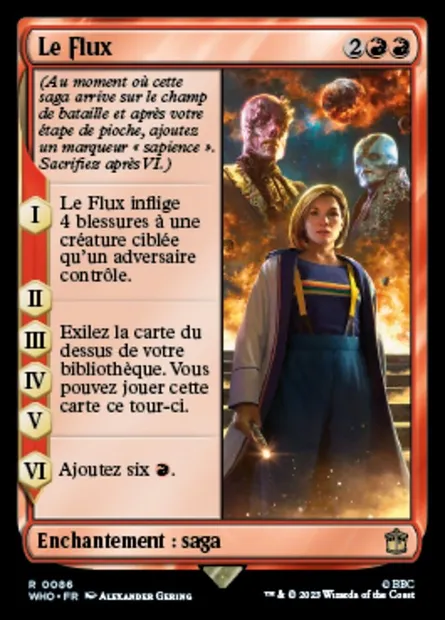 Le Flux, carte Magic WHO 86 — extension Doctor Who