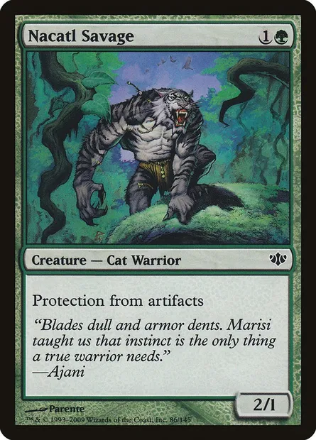 Nacatl Savage, Magic card CON 86 — Conflux set