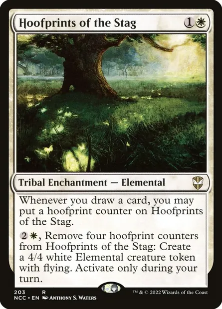 Hoofprints of the Stag, Magic card NCC 203 — New Capenna Commander set