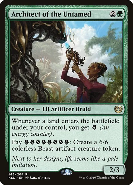 Architect of the Untamed, Magic card KLD 143 — Kaladesh set