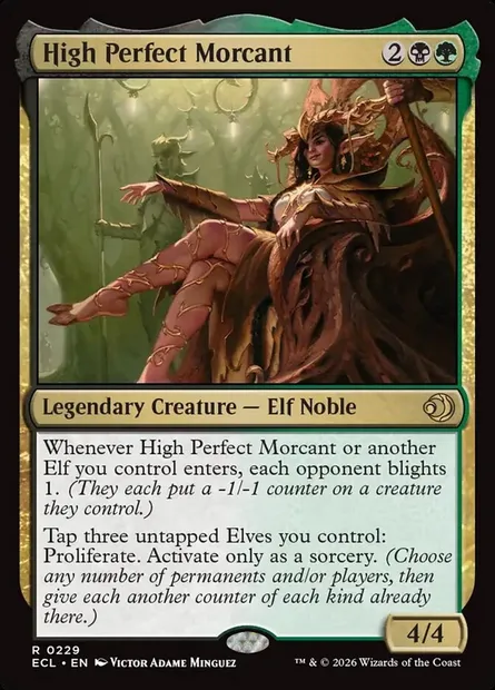 High Perfect Morcant, Magic card ECL 229 — Lorwyn Eclipsed set