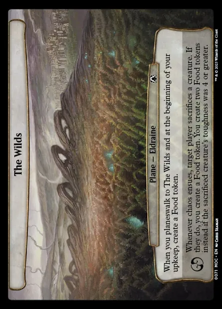 The Wilds, Magic card MOC 71 — March of the Machine Commander set