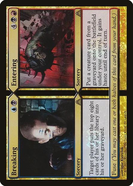 Breaking // Entering, Magic card PDGM 124★ — Dragon's Maze Promos set