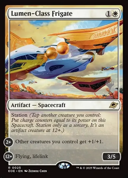 Lumen-Class Frigate, Magic card PEOE 25p — Edge of Eternities Promos set