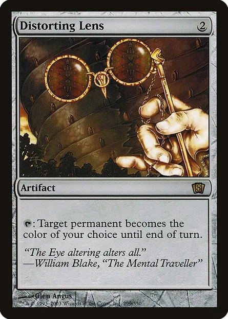 Distorting Lens, Magic card 8ED 299★ — Eighth Edition set