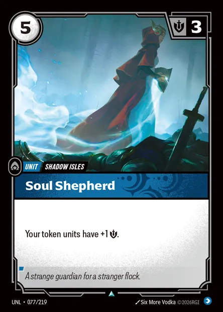 Soul Shepherd, carte Riftbound UNL 077 — extension Unleashed