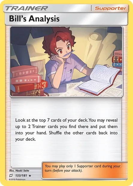 Bill’s Analysis, Pokémon card TEU 133 — Team Up set