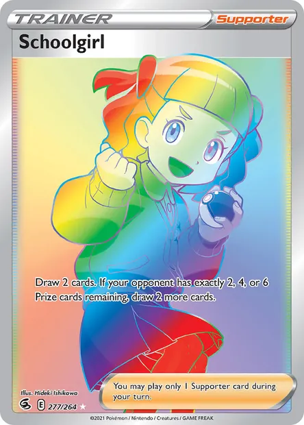 Schoolgirl, Pokémon card FST 277 — Fusion Strike set