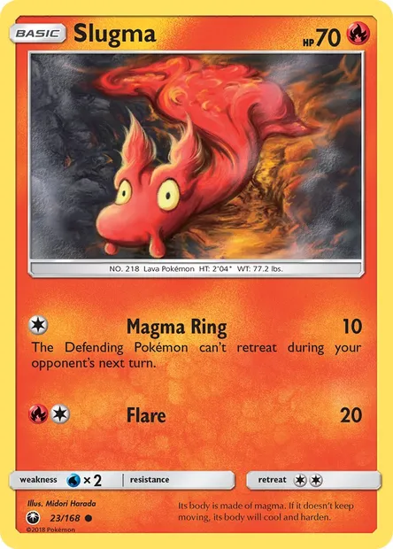 Slugma, Pokémon card CES 23 — Celestial Storm set