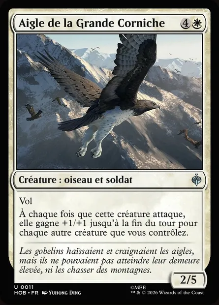 Aigle de la Grande Corniche, carte Magic HOB 11 — extension The Hobbit