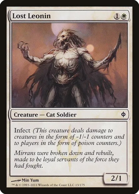 Lost Leonin, Magic card NPH 13 — New Phyrexia set