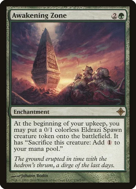 Awakening Zone, Magic card ROE 176 — Rise of the Eldrazi set