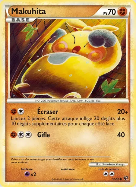 Makuhita, carte Pokémon UD 55 — extension Indomptable