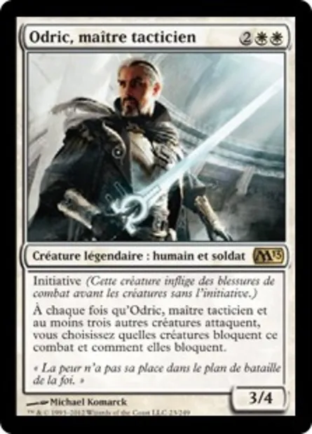Odric, maître tacticien, carte Magic M13 23 — extension Magic 2013
