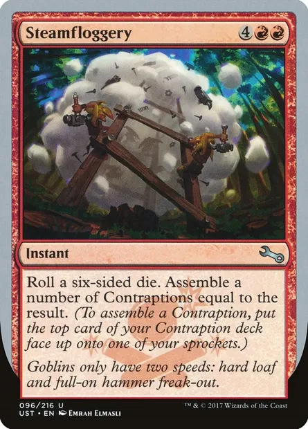 Steamfloggery, Magic card UST 96 — Unstable set
