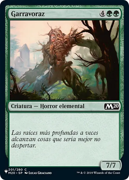 Vorstclaw, Magic card PLST M20-201 — The List set