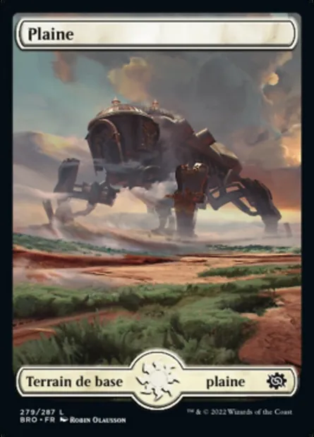 Plaine, carte Magic BRO 279 — extension La Guerre Fratricide