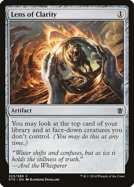 Lens of Clarity, Magic card KTK 223 — Khans of Tarkir set