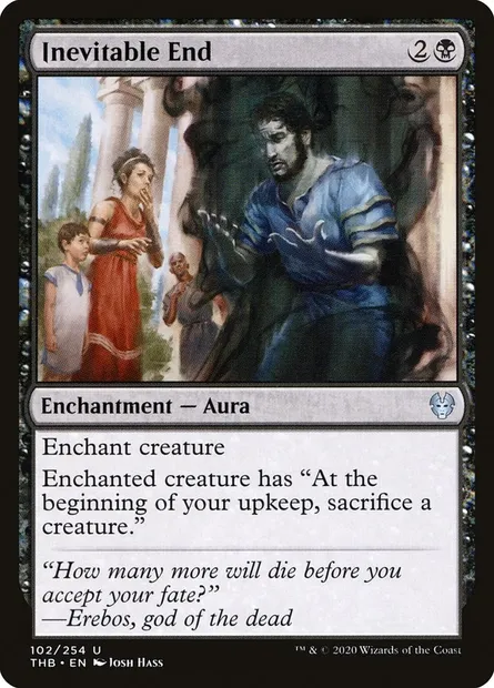 Inevitable End, Magic card THB 102 — Theros Beyond Death set