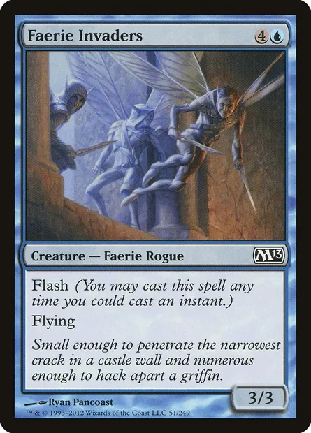 Faerie Invaders, Magic card M13 51 — Magic 2013 set